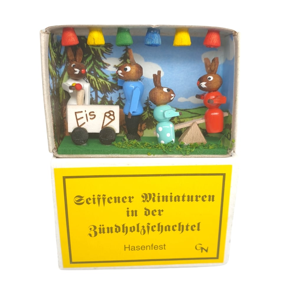Zündholzschachtel Hasenfest