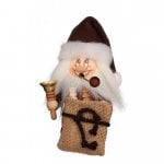 Räuchermann Miniwichtel Weihnachtsmann mit Glocke