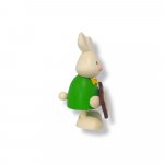 Figur mit Herz, Max mit Frohe Ostern Schild