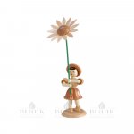 Blank Blumenkind mit Sonnenblume, natur