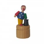 Wackelfigur Clown, blau