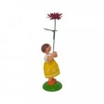Blumenkind Mädchen mit Dahlie