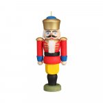 Behang Miniatur Nussknacker König, rot
