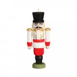 Behang Miniatur Nussknacker Husar, weiss