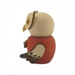 Holzfigur Mini-Eule Home