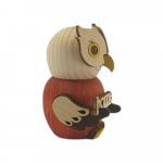 Holzfigur Mini-Eule Home