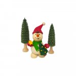 Schneemann mit Weihnachtsbaum