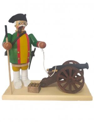 Räuchermann Kanonier, grün