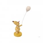 Schneemann Junior mit Luftballon