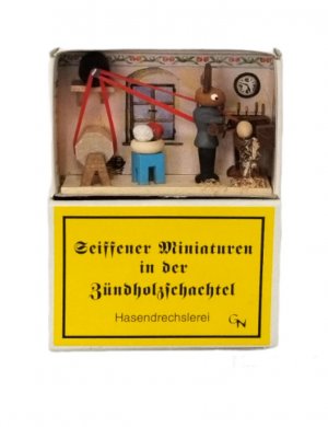 Zündholzschachtel - Hasendrechslerei