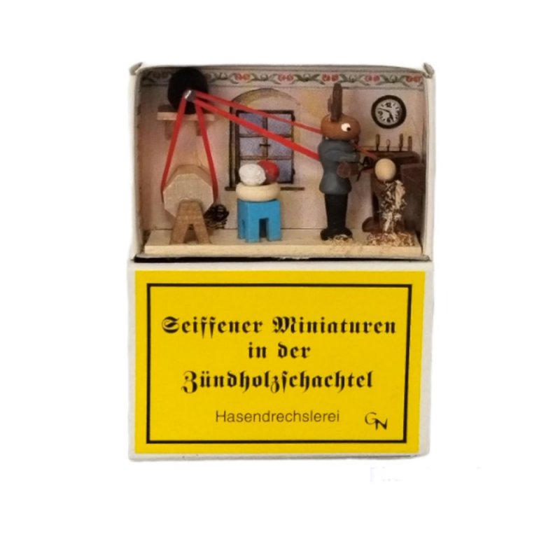 Zündholzschachtel - Hasendrechslerei