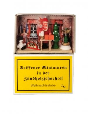 Zündholzschachtel - Weihnachtsstube