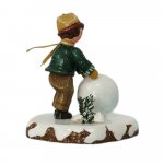 Hubrig Winterkind - Junge mit Schneekugel