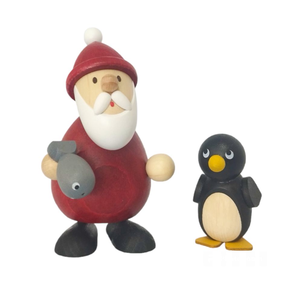 Pinguin-geschenk vom weihnachtsmann