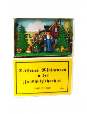 Zündholzschachtel - Feierabend