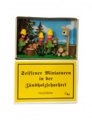 Zündholzschachtel - Holzfäller