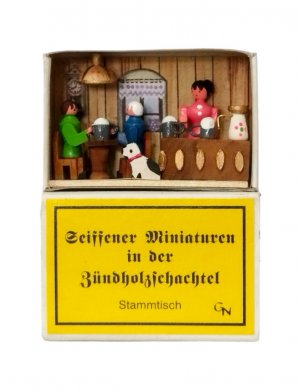 Zündholzschachtel - Stammtisch