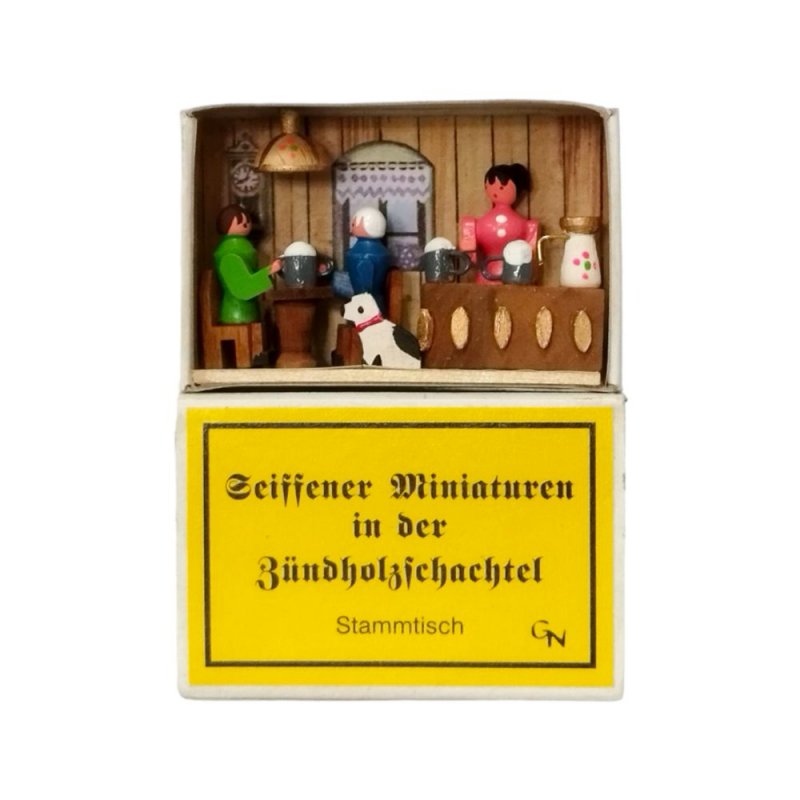 Zündholzschachtel - Stammtisch