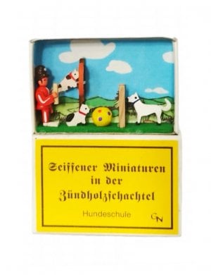 Zündholzschachtel - Hundeschule