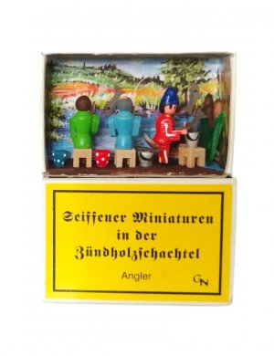 Zündholzschachtel - Angler