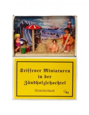 Zündholzschachtel - Strandurlaub