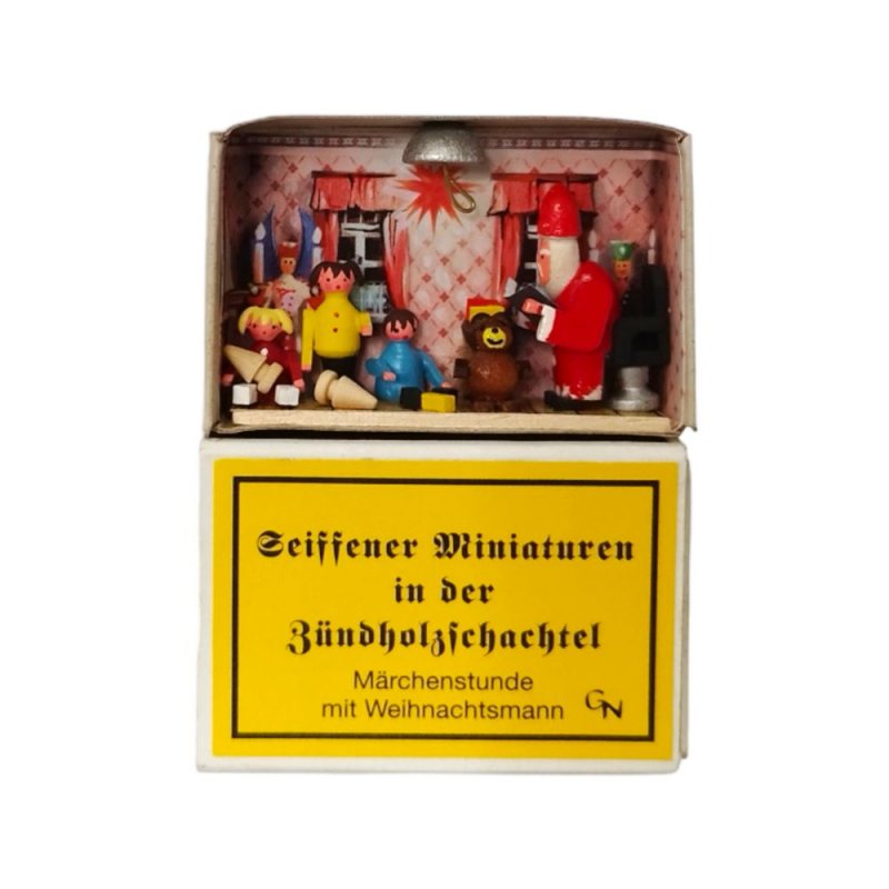 Zündholzschachtel - Märchenstunde mit Weihnachtsmann