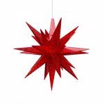 Herrnhuter Stern Kunststoff 13cm Rot-Glitter | Sonderedition 2023