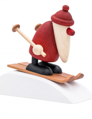 Weihnachtsmann auf Ski mit Hügel, Miniaturset 8