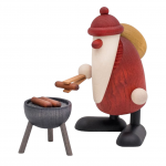 Weihnachtsmann am Grill