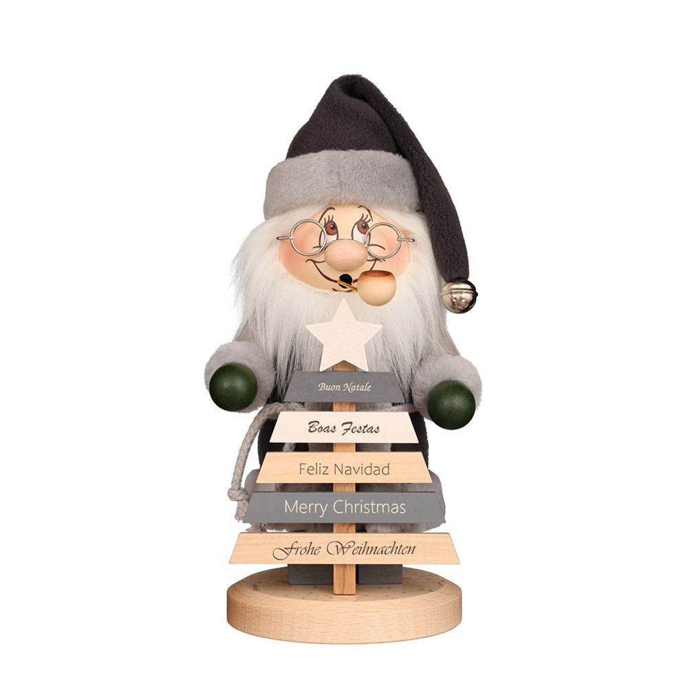 Räucherfigur Wichtel Frohe Weihnachten