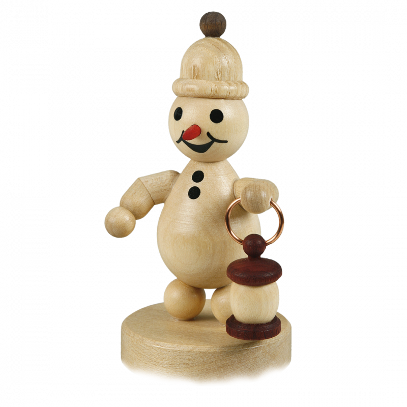 Schneemann Junior mit Laterne