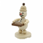 Schneemann Junior mit Christstollen