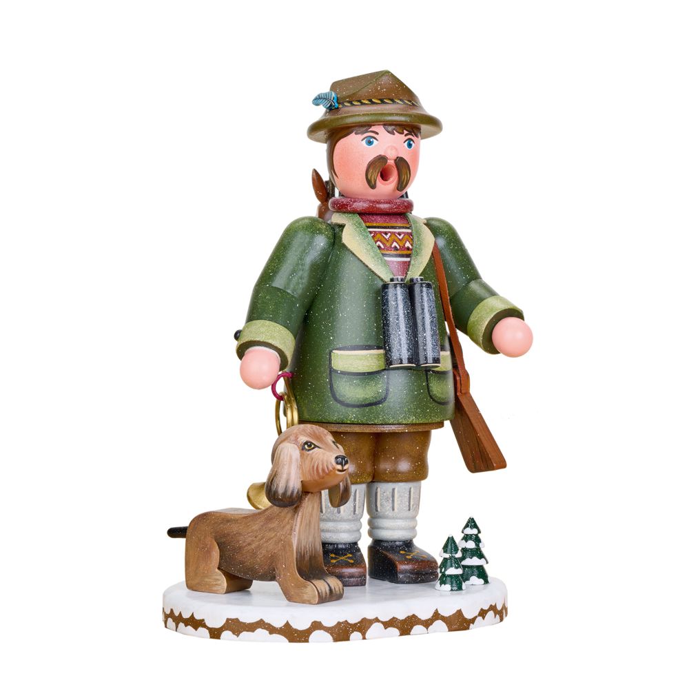 Räuchermann Jäger mit Hund
