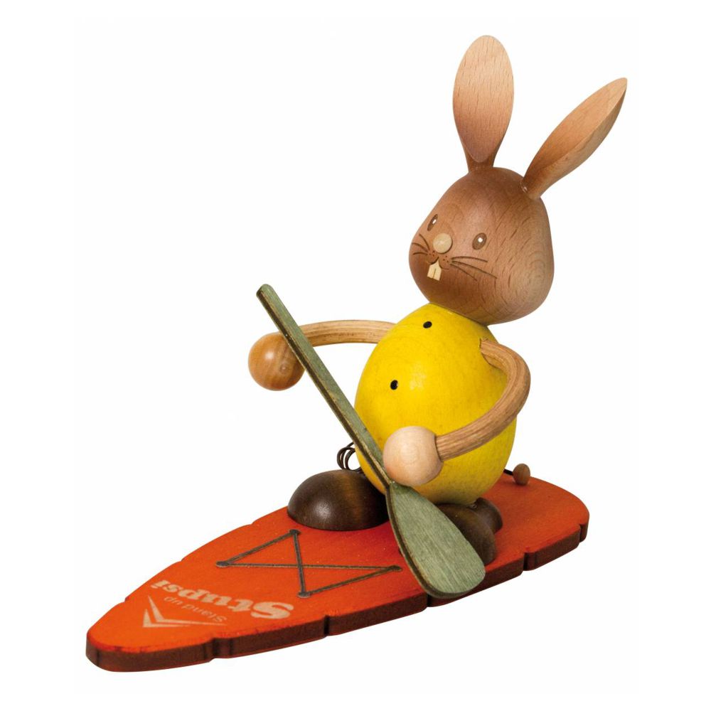 Osterhase Stupsi auf Stand up Board