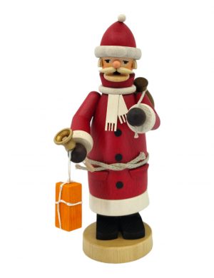 Räuchermann Weihnachtsmann, farbig
