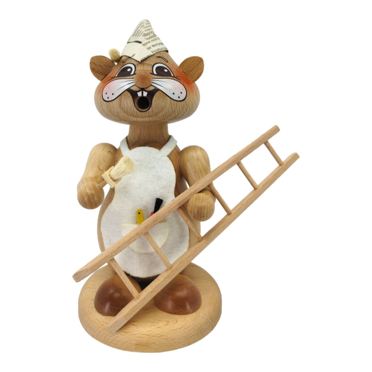 Räucherfigur Hamster Maler