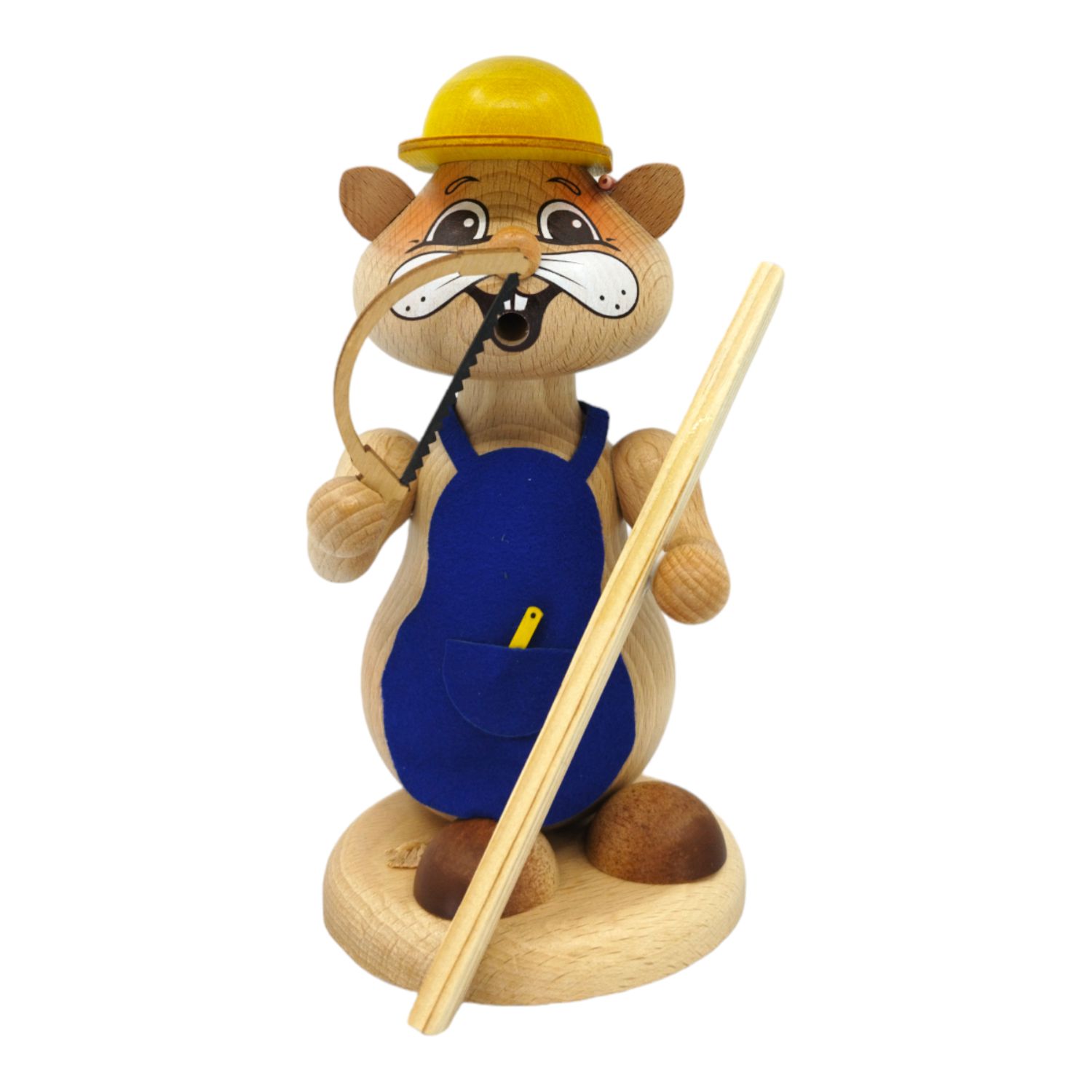 Räucherfigur Hamster Handwerker