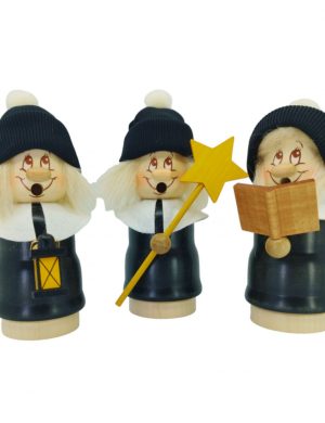 Räucherfiguren Miniwichtel Kurrende, 3-tlg.