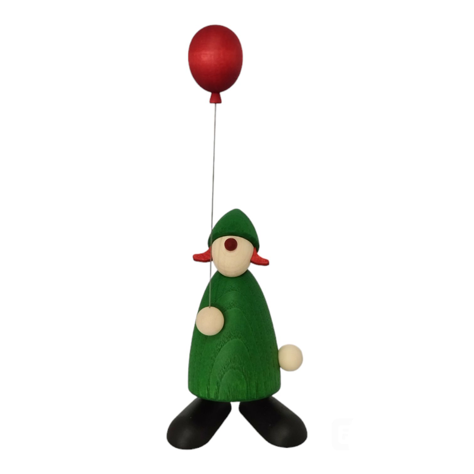 Gratulantin Lina mit rotem Luftballon