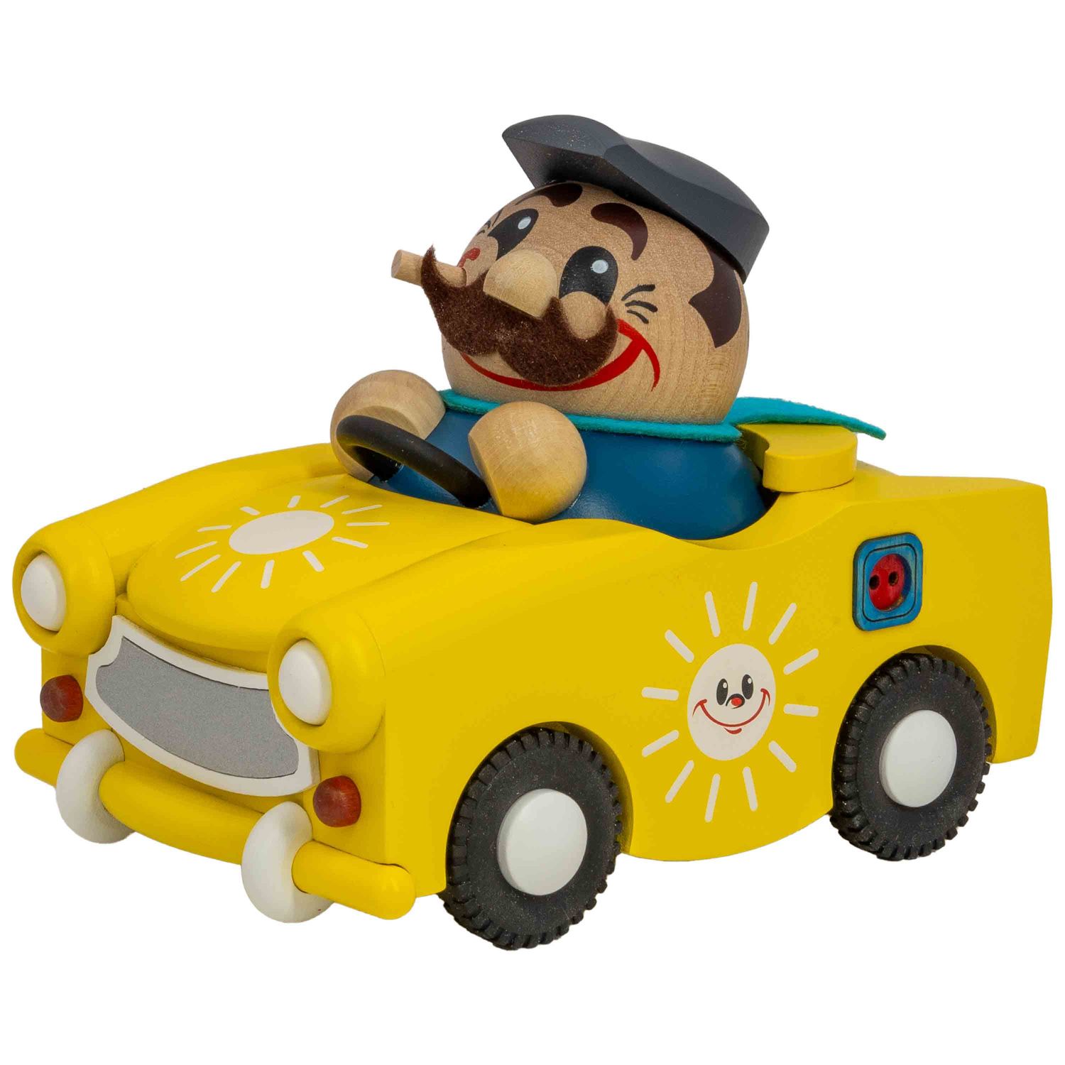 Kugelräucherfigur Jahrestrabi E-Trabi