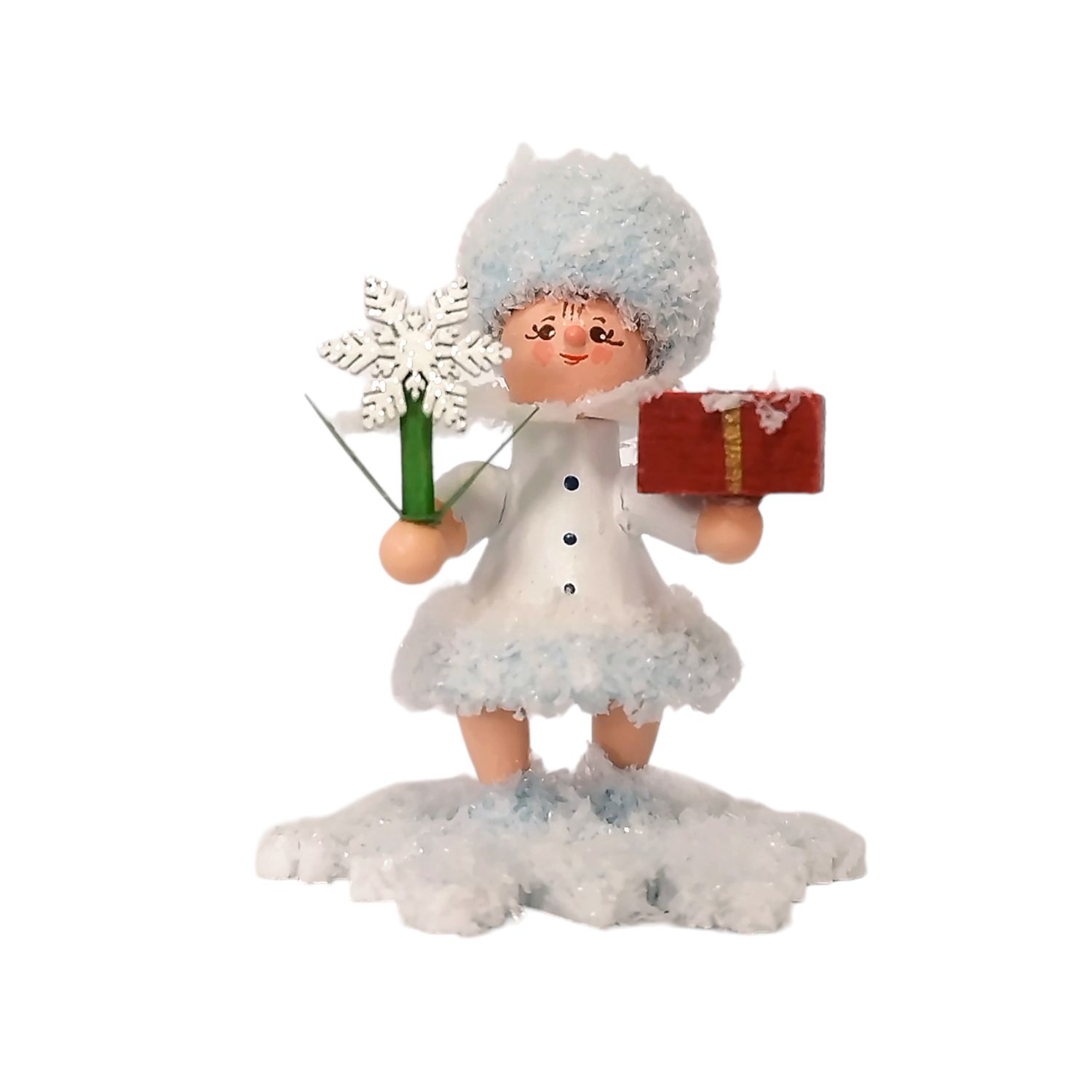 Schneeflöckchen mit Geschenk