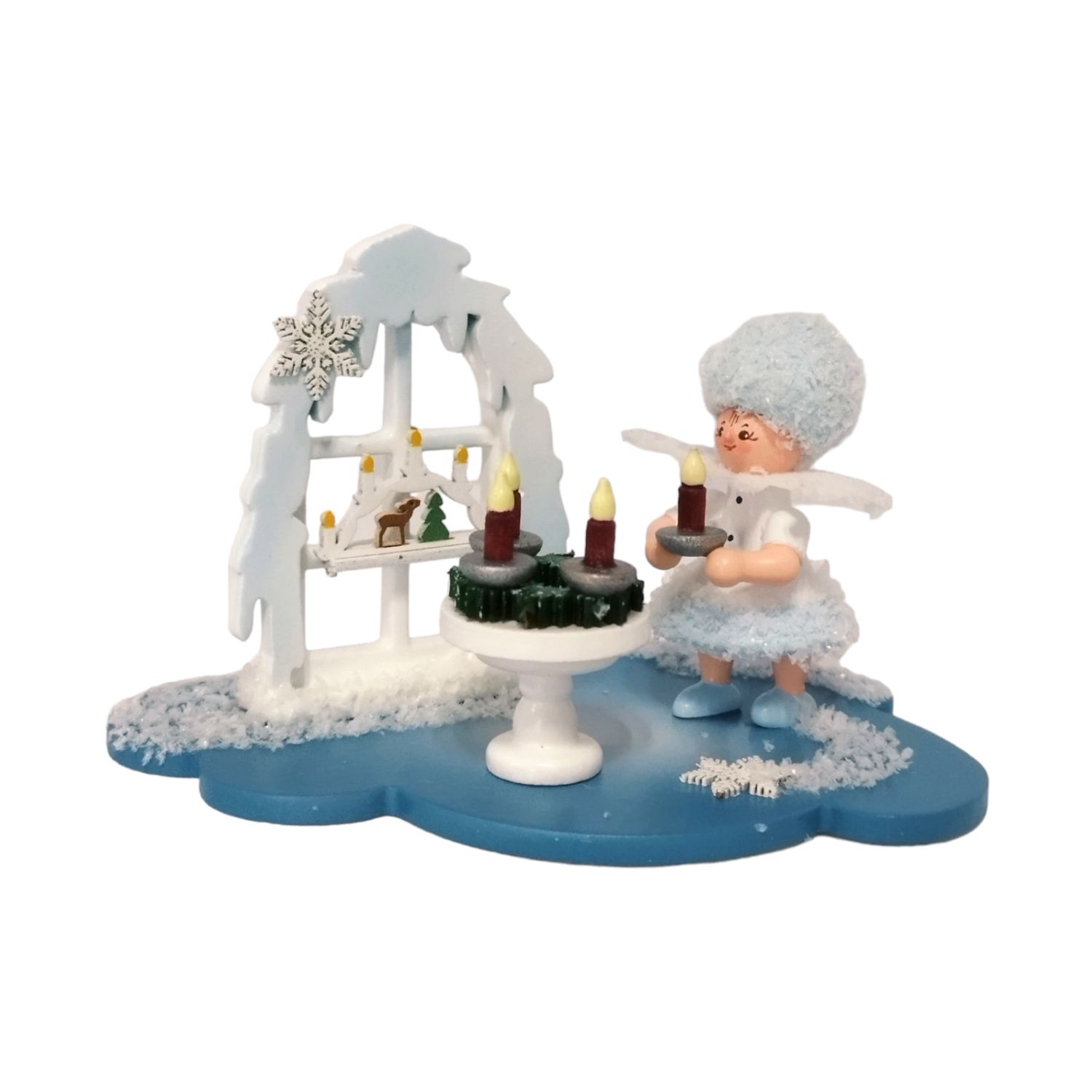 Schneeflöckchen mit Lichterkranz