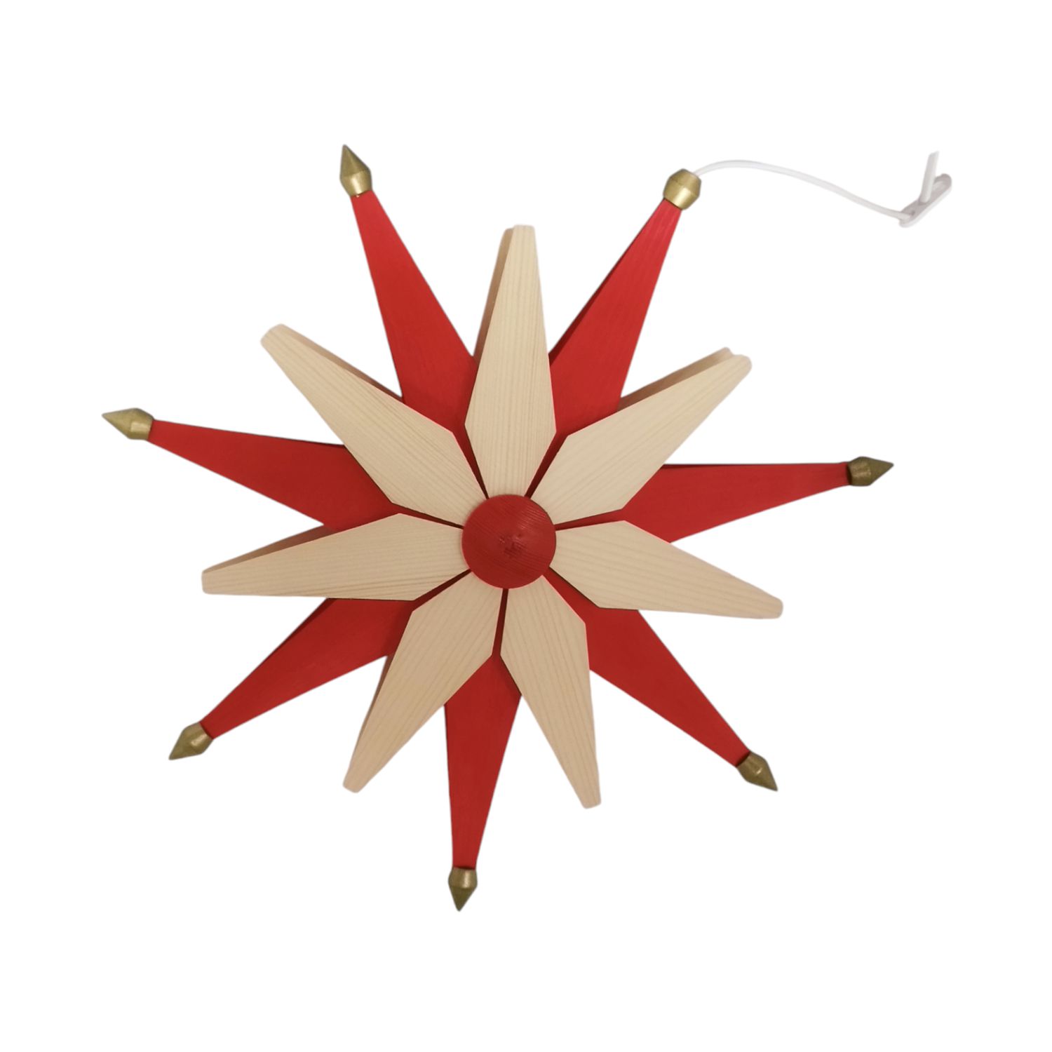 Weihnachtstern elektrisch, natur