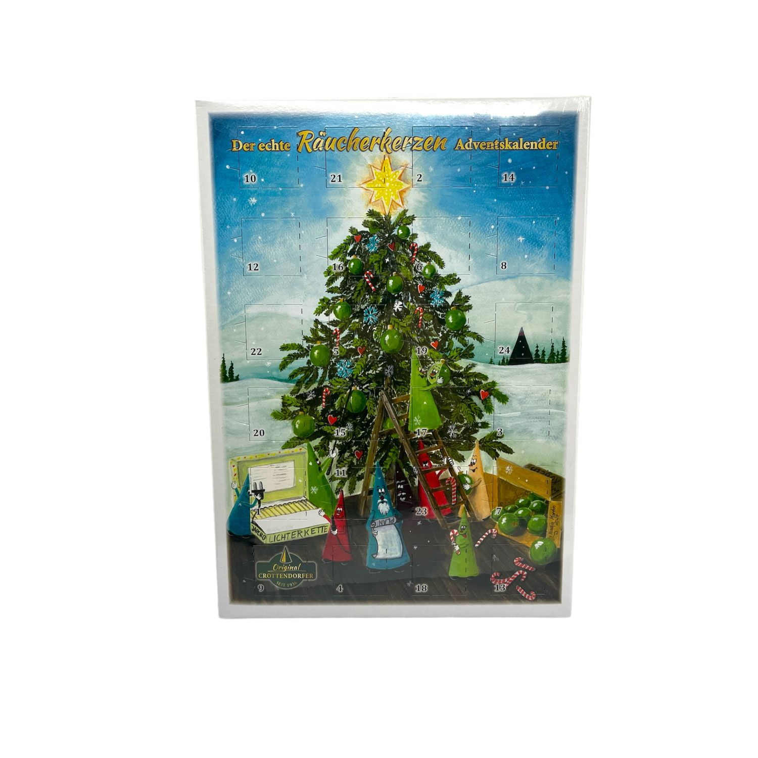 Crottendorfer Räucherkerzen Adventskalender, 2024