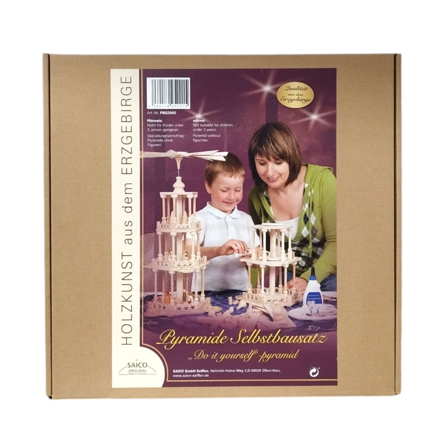 Bastelsatz Pyramide, ohne Bestückung