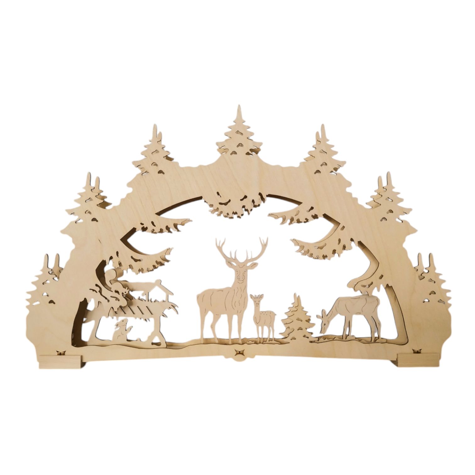 3D-Lichterbogen Waldlichtung