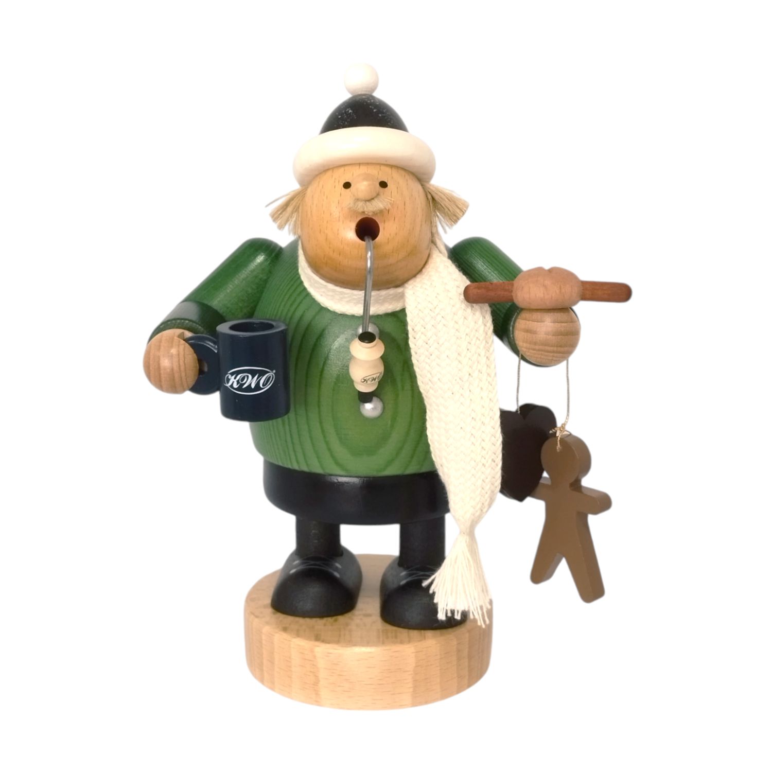 Räuchermann Weihnachtsmarktbesucher