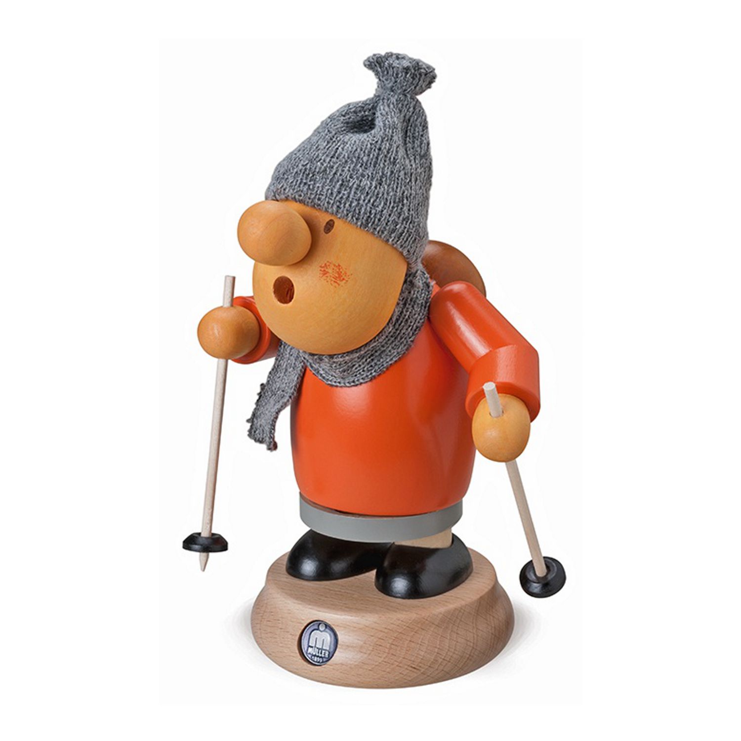 Räuchermann Müllerchen Winterwanderer