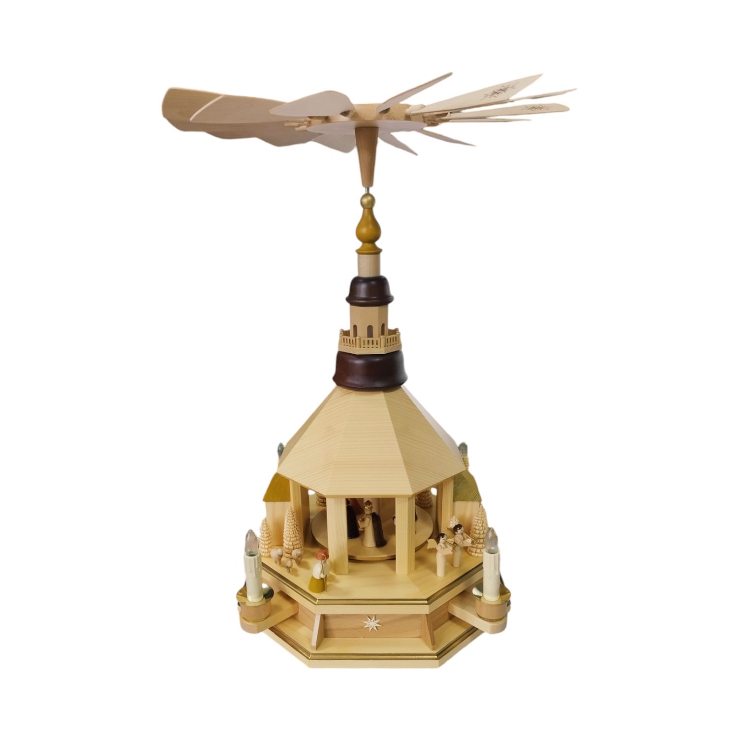 Pyramide Christi Geburt natur