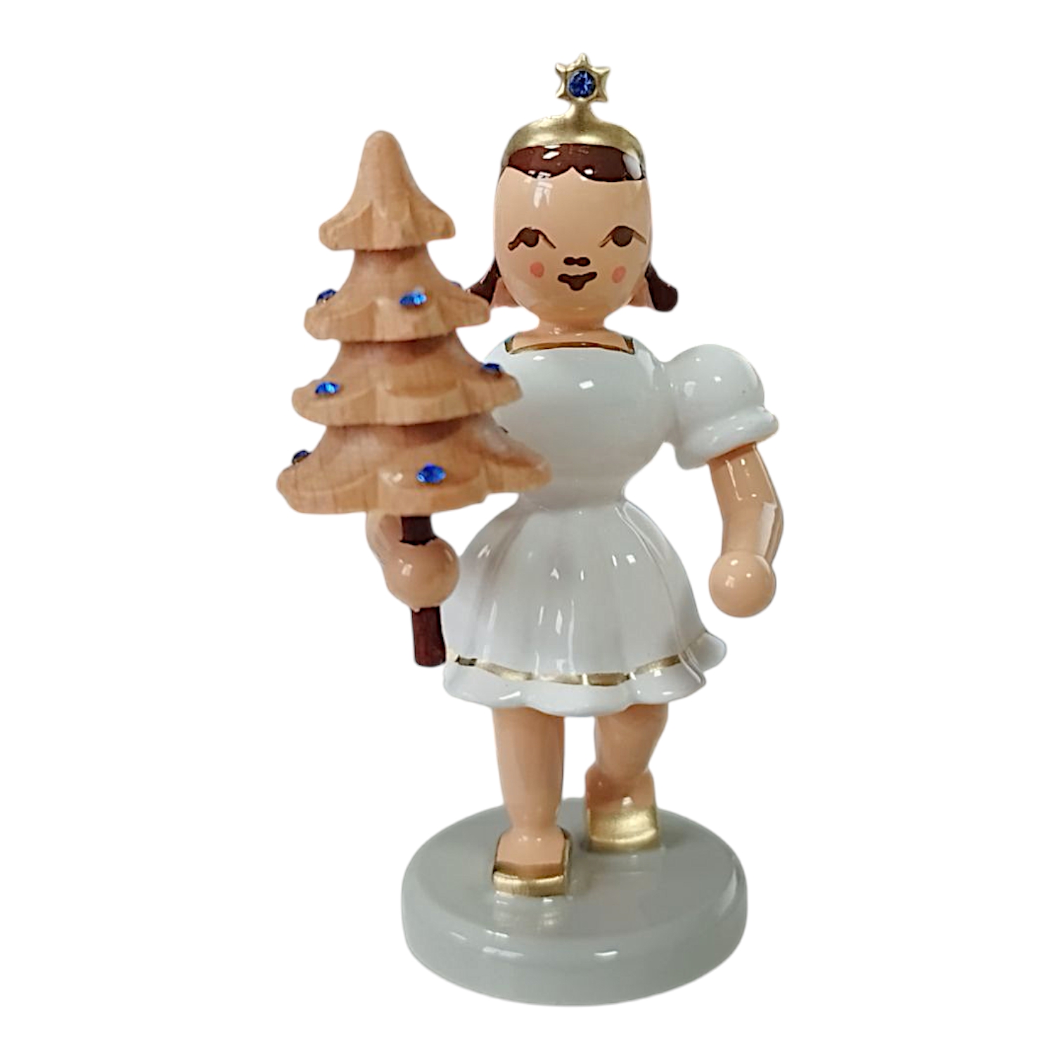 Blank Kurzrockengel mit Bäumchen und Preciosa-Kristallen, farbig